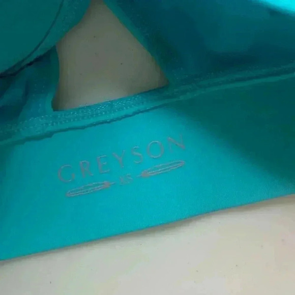 Greyson Soleil Sports Bra Lagoon Size XS NWT - Picture 3 of 4